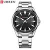 CURREN Classic Simple Stainless Steel Quartz Wristwatches Fashion Brand Men's Watches With Luminous Hands