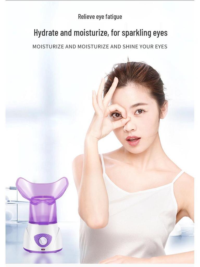 Aromatherapy Facial & Eye Steamer: Hydrating Steam Spray Device
