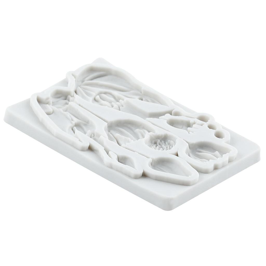 Tulip Flower Silicone Mold Tulip Fondant Molds Cake Decorating Tools Cupcake Topper Candy Sugar Craft Gum Paste Polymer Clay