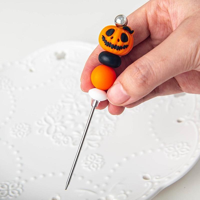 

Cartoon Halloween Cookie Icing Pin Pumpkin Ghost Shape Sugar Fondant Painting Stir Needle Scriber Kitchen Baking Modelling Tools