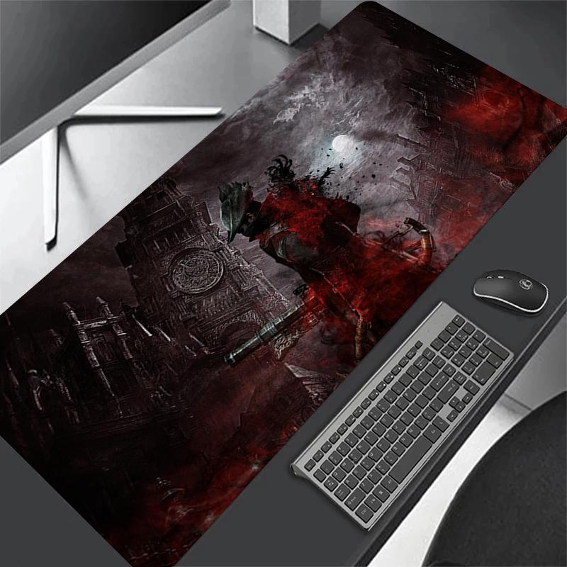 XXL Computer Anime Bloodborne Gamer XL Desk Mat Large Size Gaming Mousepad PC Keyboard Carpet Overlock Table Mouse Pad x