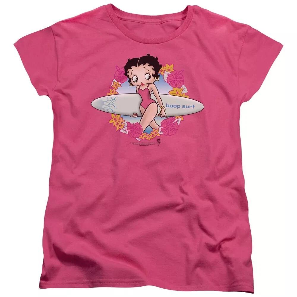 Betty Boop  Boop Surf  Women s T-Shirt 2XL