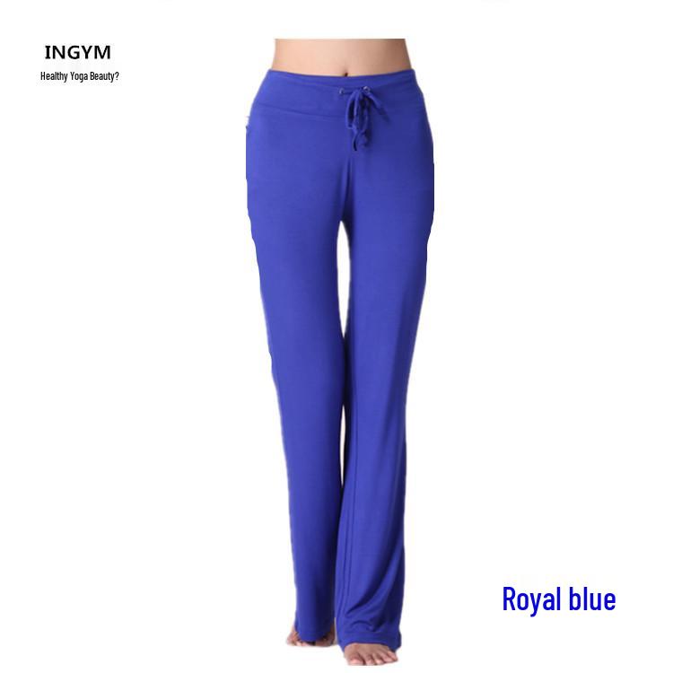 Women's Modal Micro-Flare Fitness & Dance Pants - Loose Yoga & Casual Long Pants