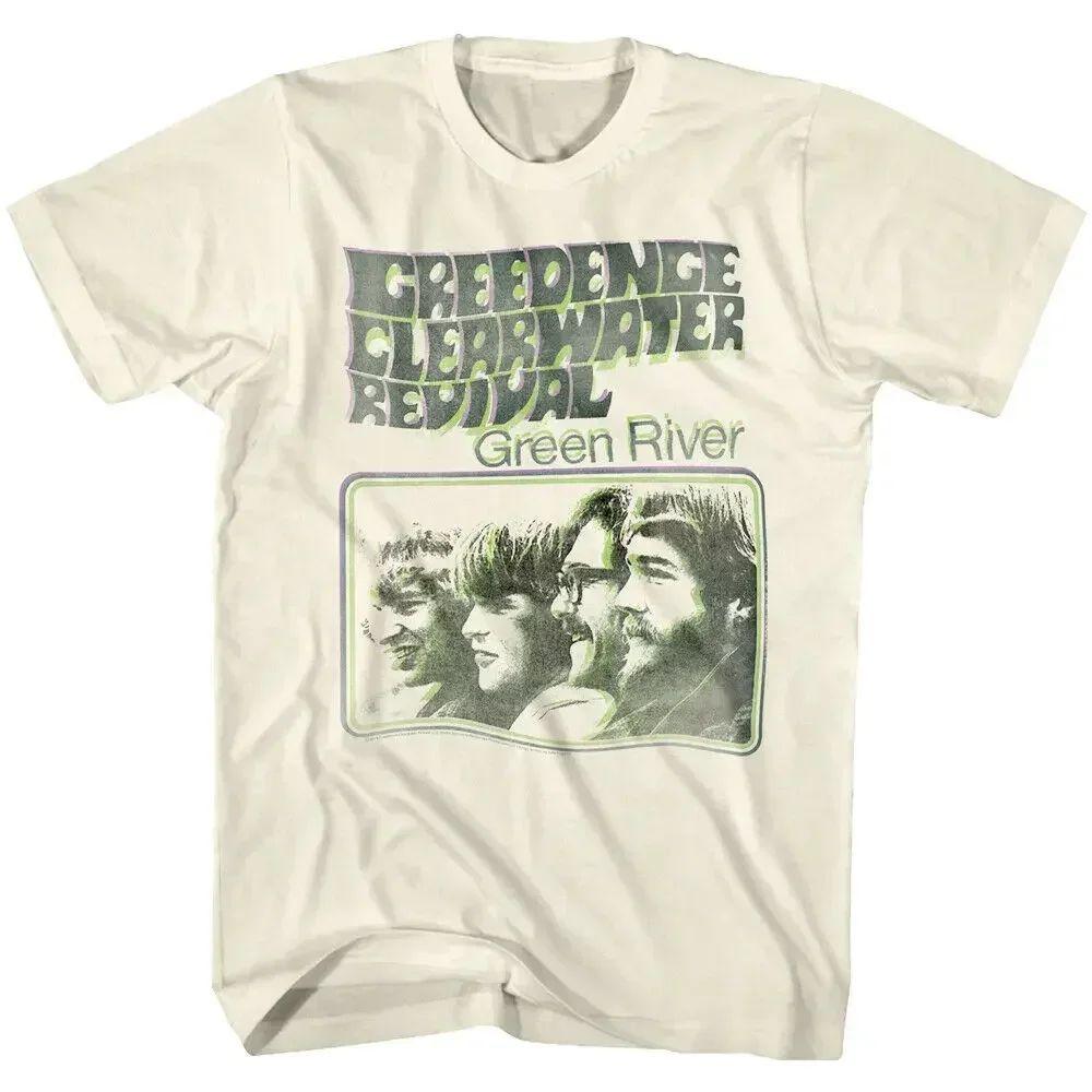 

Vintage Rock Tops Creedence Clearwater Revival Bikers Oversize T Shirt Funny Rock Tshirt Cotton Streetwear Tops Clothing Unisex S
