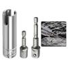 3Pcs Scissor-type Slotted Trailer Drill Bit Adapter For RVs For Pop-up Campers Automotive T-slot Drill Shank Drill Bit Aluminum