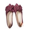 Fashion Plus Size 2025 Hot Sale Women's Flats Soft Bottom Slip on Pointed Toe Butterfly-knot Flats Outdoor Casual Daily Walking Shoes