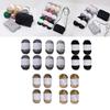 of Chunky Knitting Yarn, T-Shirt Crochet Craft Shiny Polyester Double Yarn for Knotting,