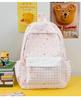 Schoolbag Light-tone Ice Blue Colored Stars Full-paved Backpack Milk Waxy Feeling Summer Refreshing Student Party Shop Photo Backpack