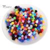 300 Pcs Pom Poms for Crafting 10mm Fluffy Felt Balls Solid Color Fuzzy Pompoms for Dolls Garland DIY Crafts Decorations