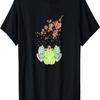 Fairycore Aesthetic Cute Kawaii Fairy Frog Cherry Blossom T-Shirt(7)