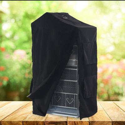 1x Washable Bird Cage Cover Birdcage Cover Protection Blackout Cover Waterproof for Parakeets Lovebirds Square Cages Accessories