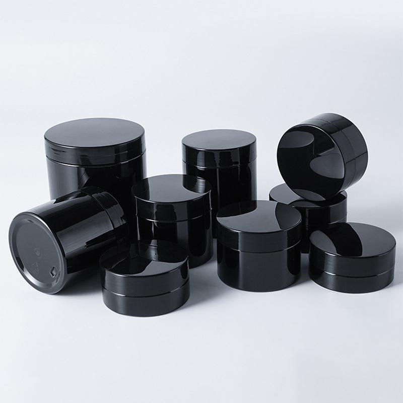 50ml 100ml 200ml 250ml Empty Cream Jar with Lid Plastic Makeup Cream Bottle Facial Mask Pomade Cosmetic Container Refillable