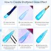 Venalisa 10ml Jelly Gel Nail Polish HEMA/TPO-Free Semi-Transparent Colors UV LED Soak Off Gel for DIY Manicure Kit