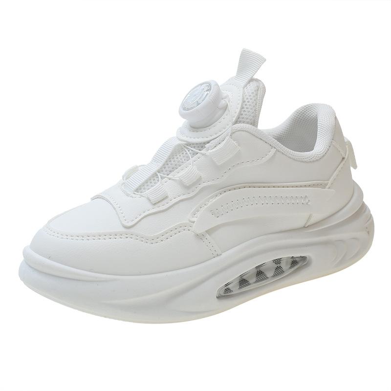 New Style Children's Student Sports White Running Shoes Korean Style All-match Sports Shoes