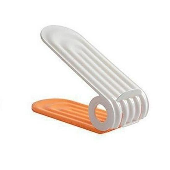 Adjustable Foldable Double-Layer Shoe Organizer: Space-Saving Multi-Tier Shoe Rack