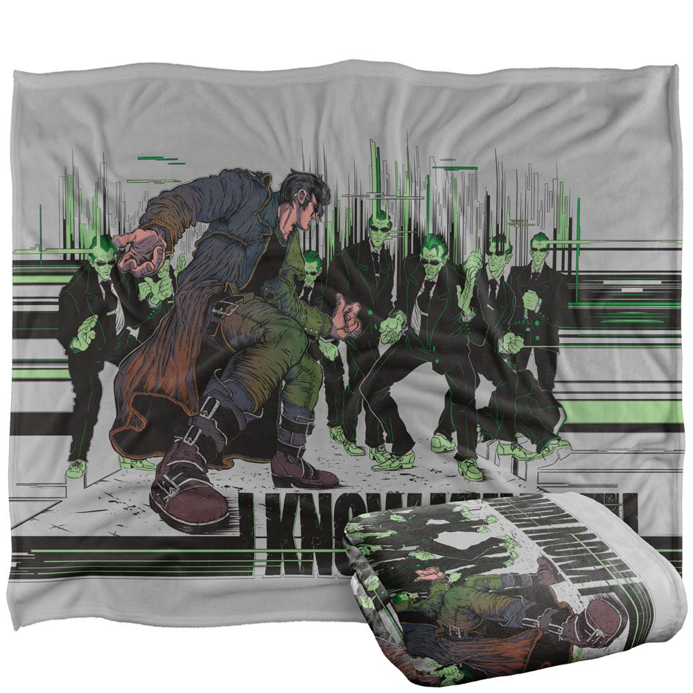 Matrix I Know Kung Fu Silky Supersoft Blanket