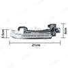 X-CAR LED Rearview Mirror Light Reversing Mirror Turn Indicator For Volvo S60 V40 V60 S80 S80L 31402415 31371518 31299384