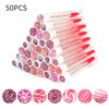 10/50Pcs Disposable Eyelash Brush Reusable Eyelashes Brush Tube Mascara Wands Tubes Dust-proof Lash Spoolies Storage Makeup Tool