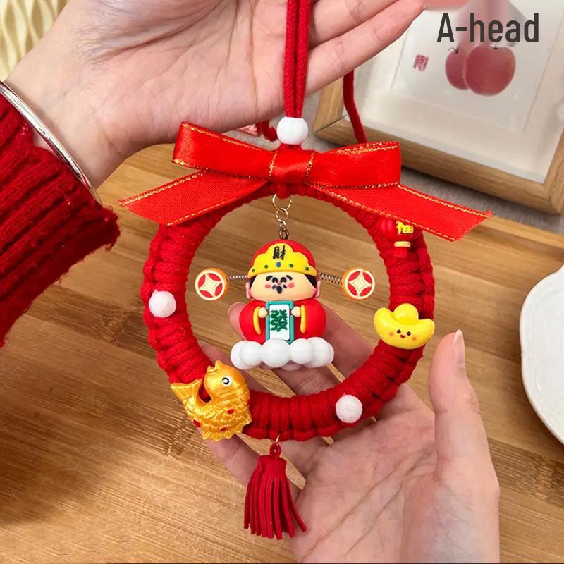 

Year of the Horse Golden Broom Car Charm: Smooth Sailing, Peace, and Joy New Year Gift for Boyfriend