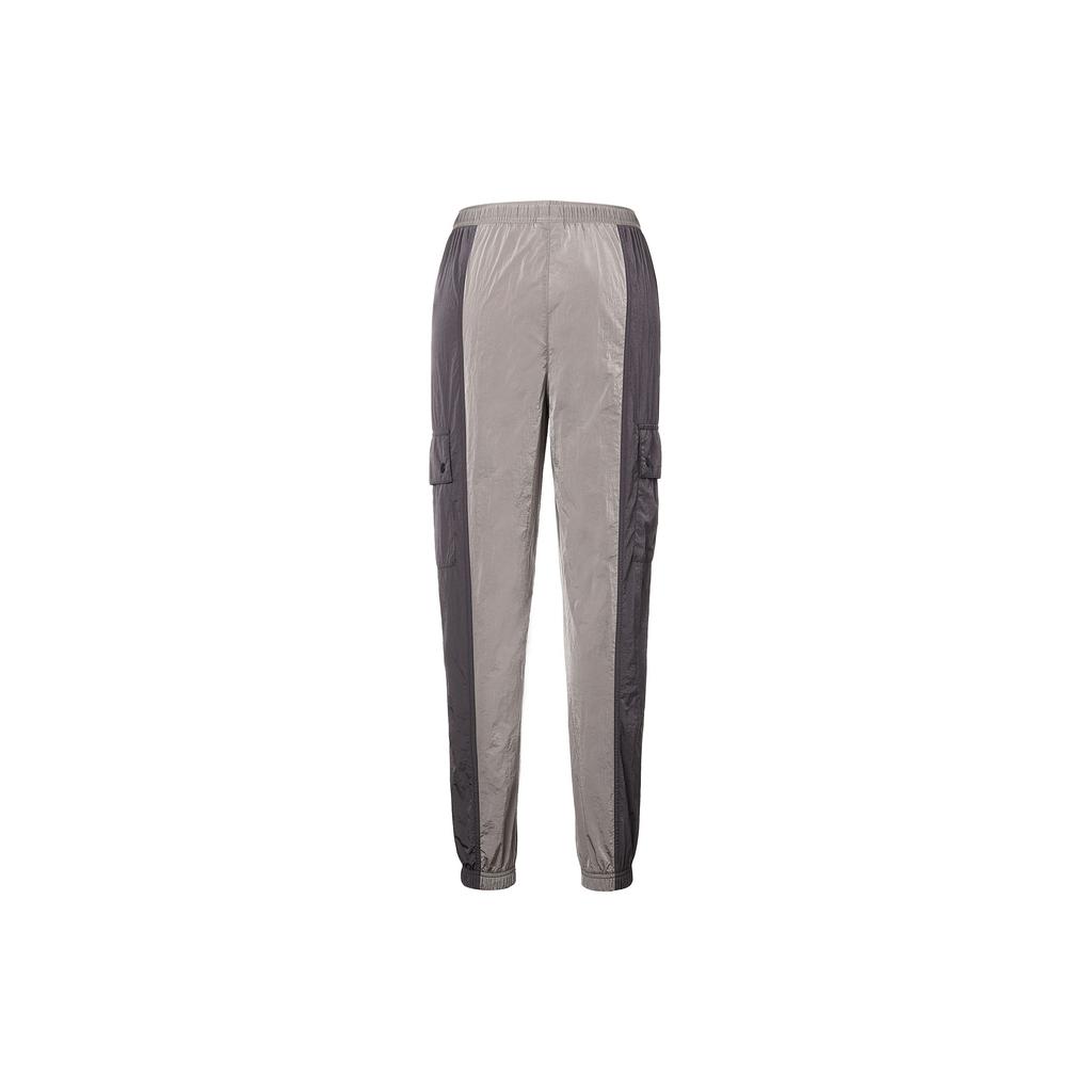 Jordan Essentials Pocket Woven Logo Color Block Drawstring Cuffed Retro Sports Pants Women Pants Lightning-Gray DD6996-286