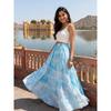 Beautiful Bollywood Cotton Aline Skirt  Indian Party Wear Designer Long Skirt
