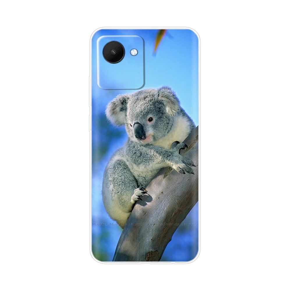 Etui Torba na Telefon Komórkowy Do Realme C30 Etui RealmeC30S Pokrowiec Do OPPO Realme C30S C30 s RealmeC30 Miękki Przezroczysty Silikonowy Tylny Pokrowiec