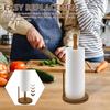 Holz Küchenpapierhalter Vertikaler Handtuchrollenständer Organizer Arbeitsplatte Für Küchen Badezimmer Wohnzimmer Restaurants