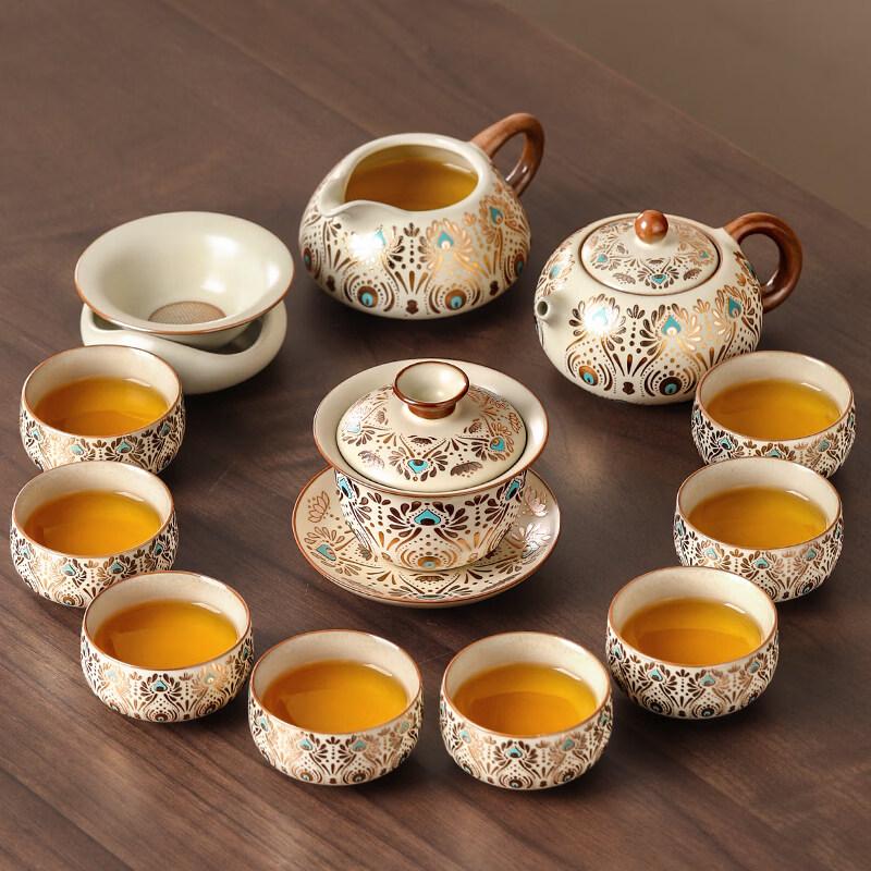 Ru Kiln Kung Fu Tea Set - Chinese Ceramic Gift Box