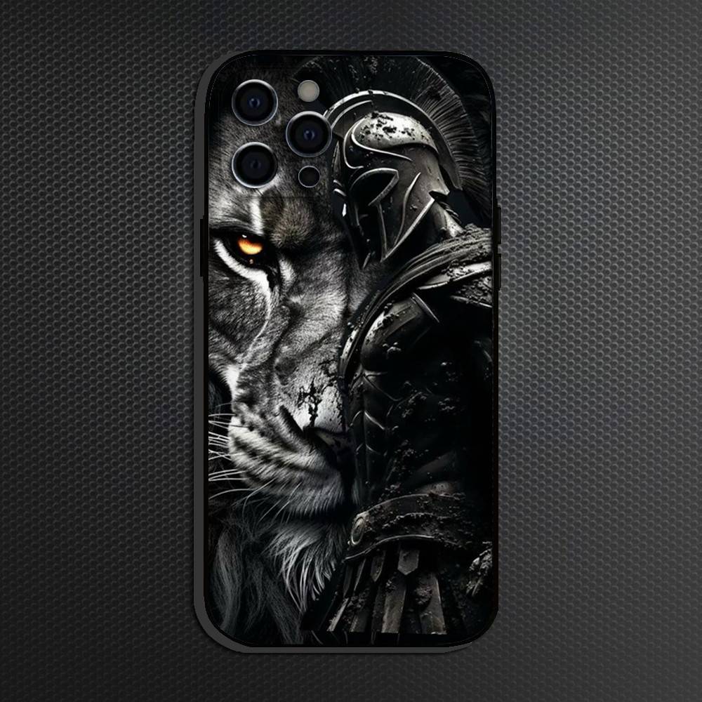 

G-Gladiator Black Phone Case For iPhone 16,15,14,13,12,11 Plus,Pro Max, Others Soft Black Cover iPhone11
