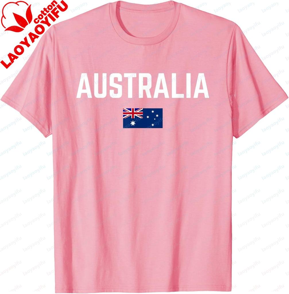 For Australian Flag Day Tshirt Unisex And Unisex Short Sleeves Breathable And Comfortable Cotton Personalized Clothing