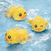 Children's Bath Toys: Yellow Duck, Wind-Up Turtle & Duckling, Water Squirters, Diving Fun