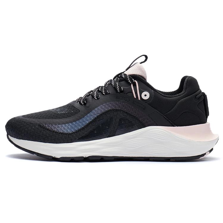 New LiNing Yufeng Cushioning Rebound Low Top Running Shoes Women's Black ARSR034-1