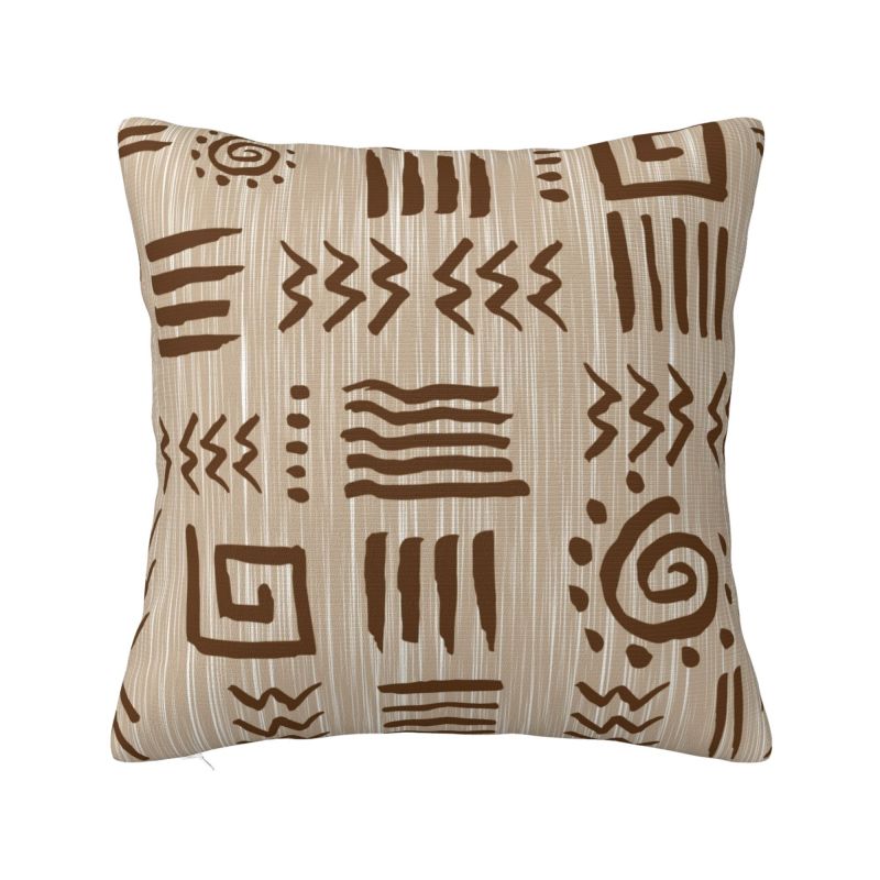 Afrikaanse Etnische Ankara Stijl Kussenhoes x cm Polyester Zachte Plaid Kussenhoes Voor Bank Zitdecoratie Beddengoed Kussensloop