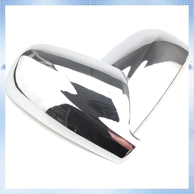 NEW-For  307 Door Side Wing Mirror Chrome Cover Rear View Cap Accessories