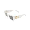 Occhiali da sole da donna Cat Eye con logo dorato laterale Occhiali da sole da donna SMU09W-E142-C-053