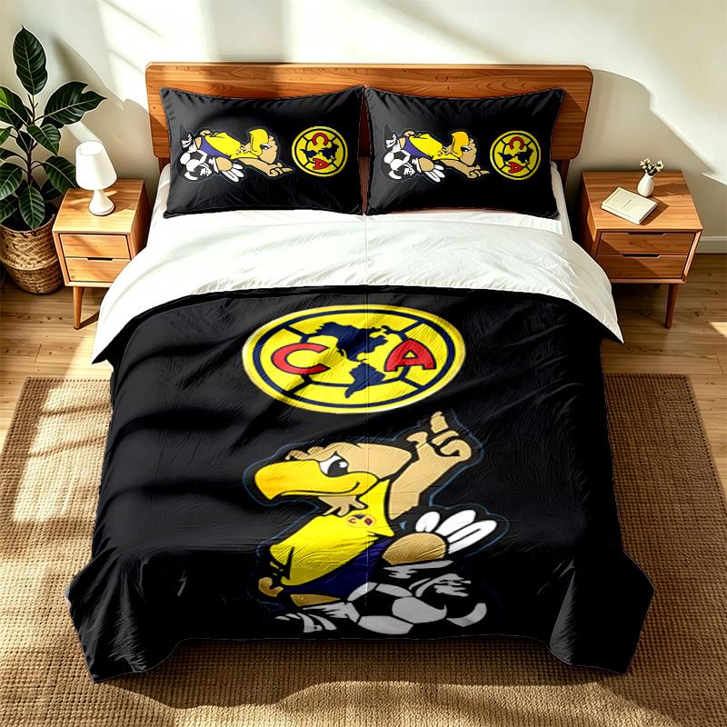 Club America (5) 3pc set suitable for master bedrooms soft and comfortable an ideal gift for family and friends Includes one duvet cover and two pillo