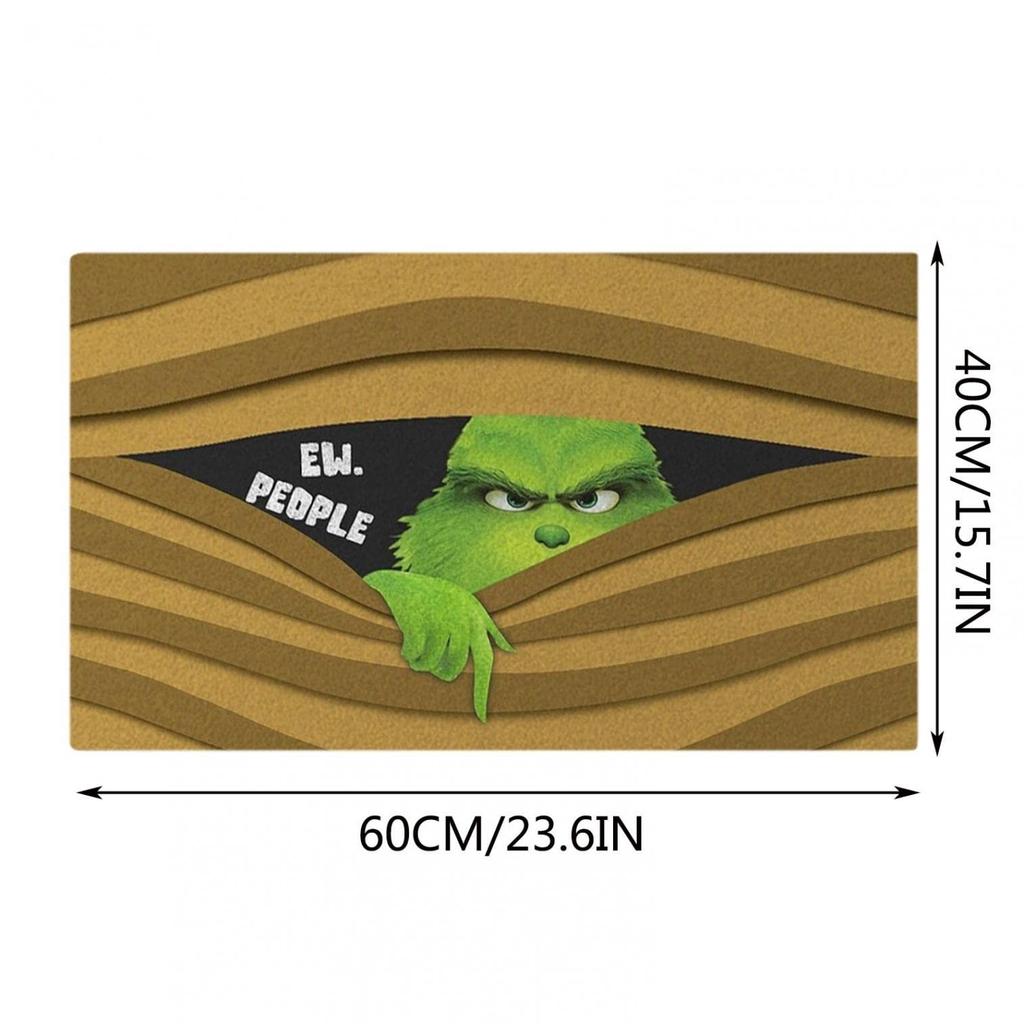 Welcome Christmas Mat Non-Slip And Washable Doormat Decoration Door Mat Entrance Rugs