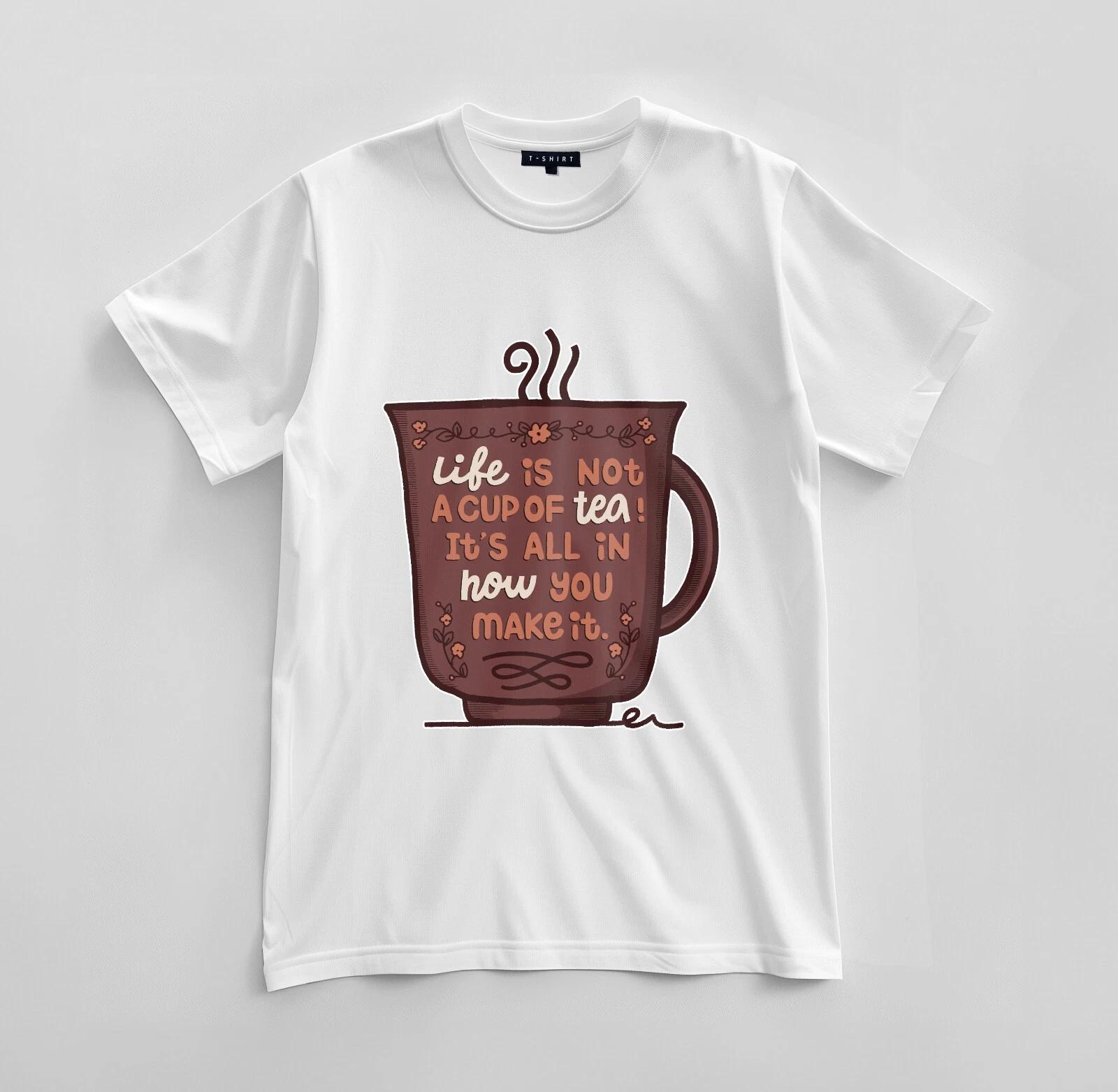 

Custom Life Brewed Right Graphic T-shirt Design Unisex Jersey Short Sleeve Tee L