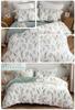 MILDLY Futon Cover Double 4 Piece Set Cotton Duvet Cover Set Duvet Cover Fitted Sheet Pillowcase Washed cotton not easy to no no ironing required