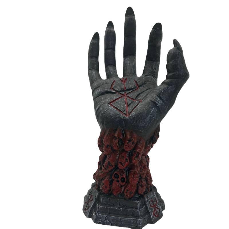 The legendary sword wind, the hand of the berserk god, handicraft ornaments, halloween tabletop ornaments, pvc devil brackets