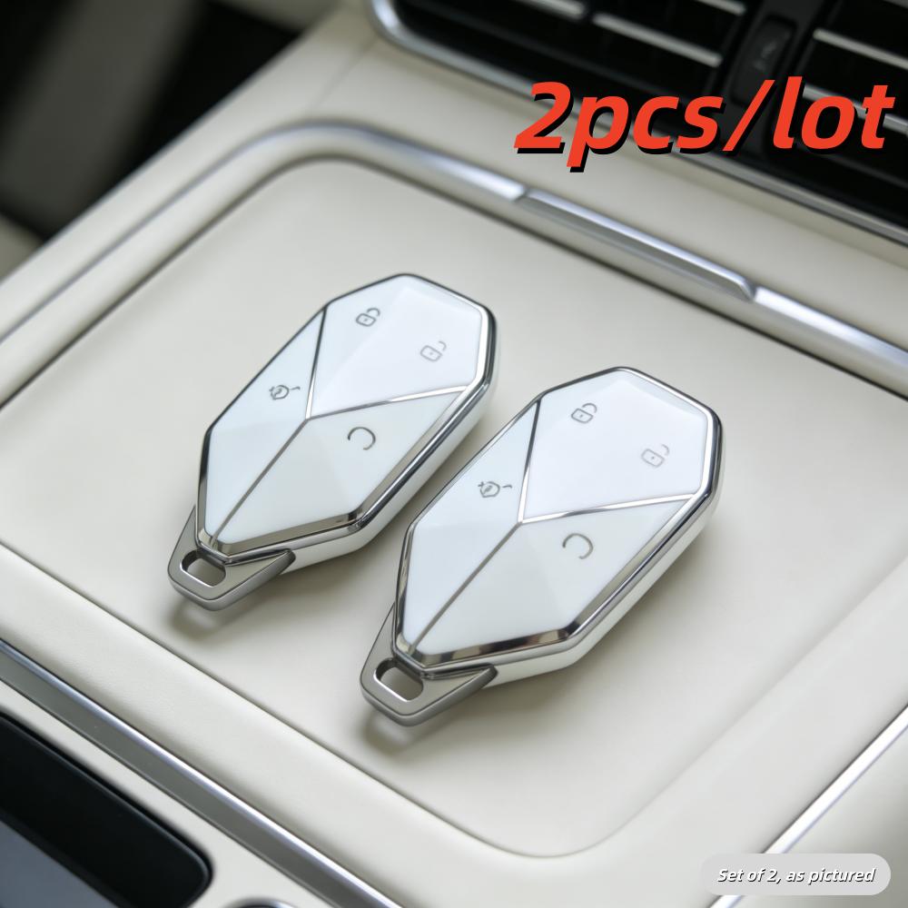 S/Lot Car Key Case Covers  For Byd Leopard 5 Leopard 8 Key Fob Covers