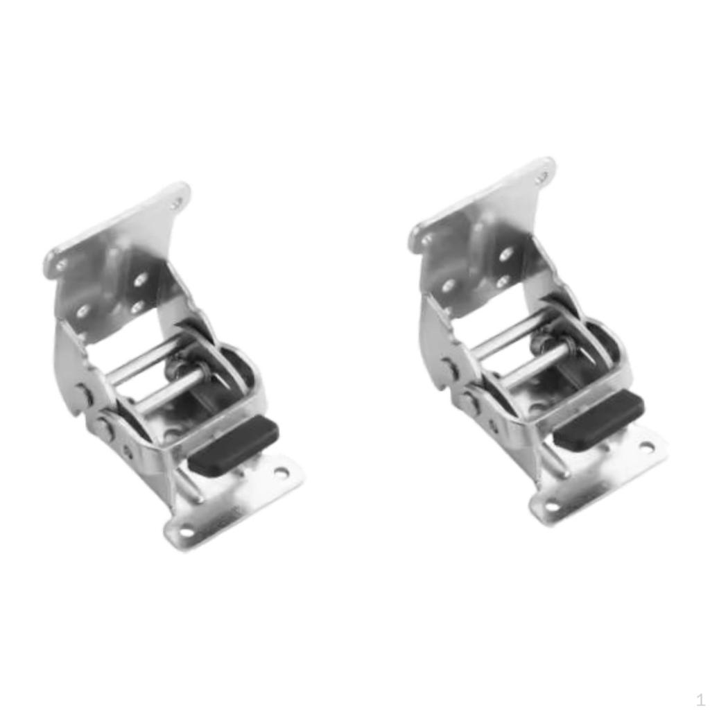 2 Klappwinkel mit Schraube, Verriegelbarer Auslegearm, Selbstverriegelnde Küchenscharniere