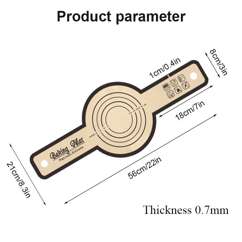 Opakovaně použitelný silikonový popruh na chléb pro pečení v holandském hrnci, pečicí podložka, dlouhá ucha, nepřilnavé vložky pro přenositelné těsto, cukrářské potřeby