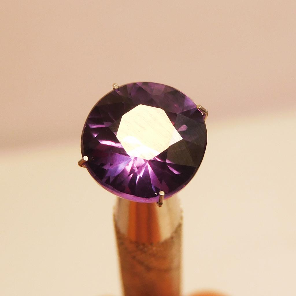 CERTIFIED 7.35 Carat Natural Alexandrite Color Change Round Cut Loose Gemstones