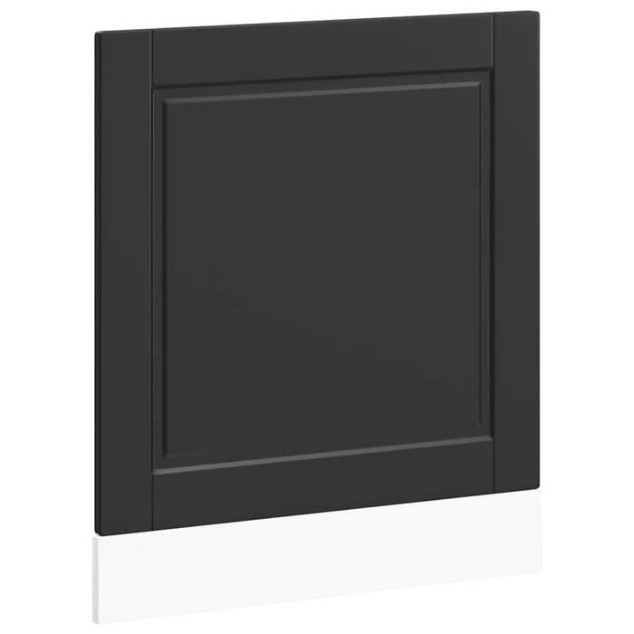 VidaXL Dishwasher Panel Porto Black 60x1.5x67 Cm 854138