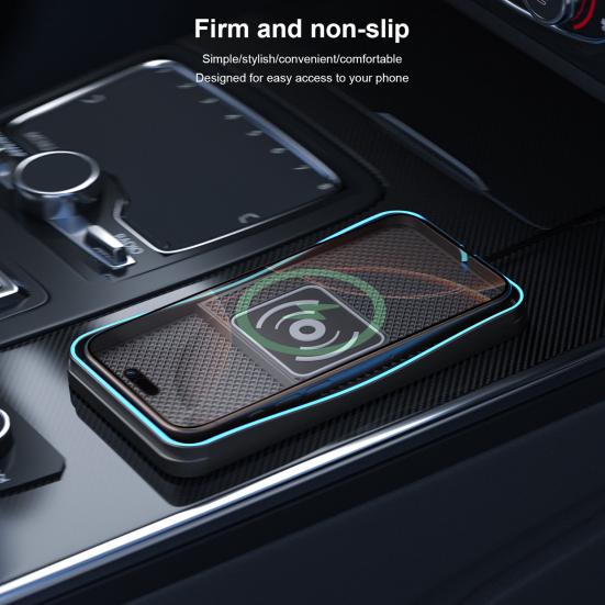 Intelligent Wireless Car Charger Pad Overheat Protection Universal Compatibility 20W Fast Phone Cordless Charging Mat
