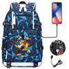 USB Headphone Backpack for Teens Students Boys Girls Leisure Travel Dual Shoulder Bags Soccer Hot Selling Waterproof Large Capacity
