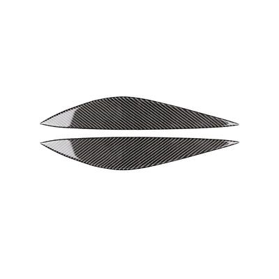 Car Real Carbon Fiber Headlight Eyebrow Eyelic Trim FIT pro Mercedes Benz W204 Pre-Facelift 2008 2009 2010 11 Autodoplňky