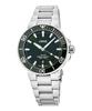 Aquis Stainless Steel Green Dial Automatic Diver's 01 733 7766 4157-07 8 22 05PEB 300M Men's Watch