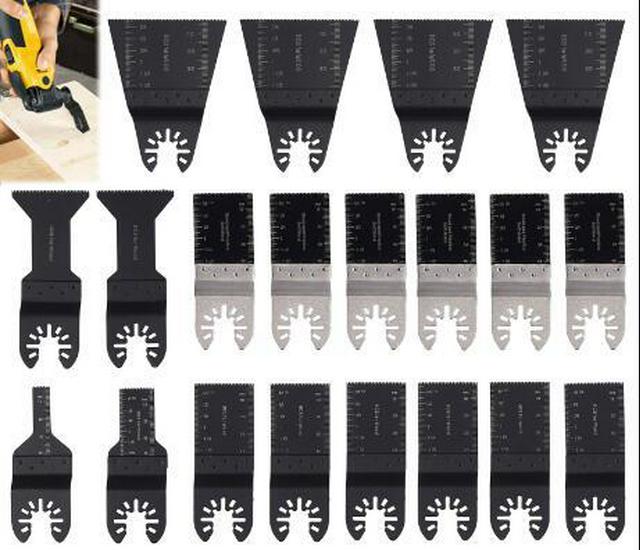 Multitool Electric Saw Blade Set for Woodworking and Metal Cutting